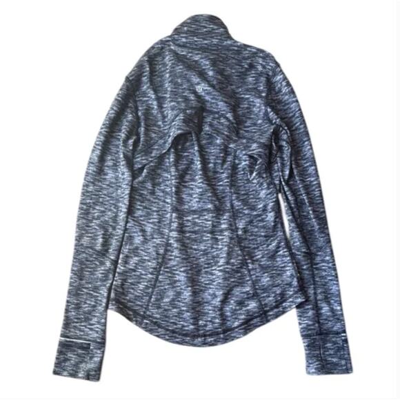 Lululemon Define Jacket Dramatic Static White Black Sz 4 - Picture 4 of 5